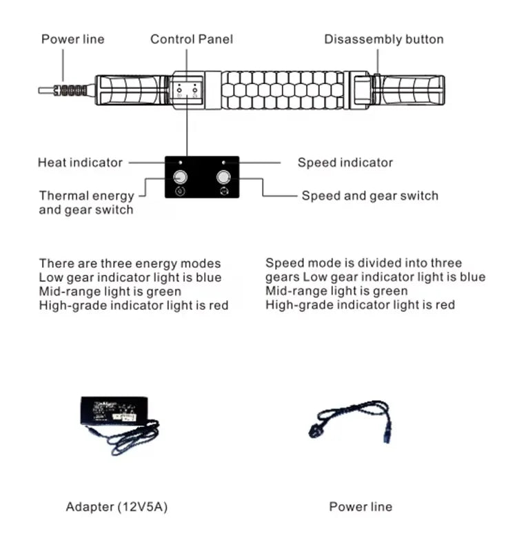Handheld Electric Rotation Massager