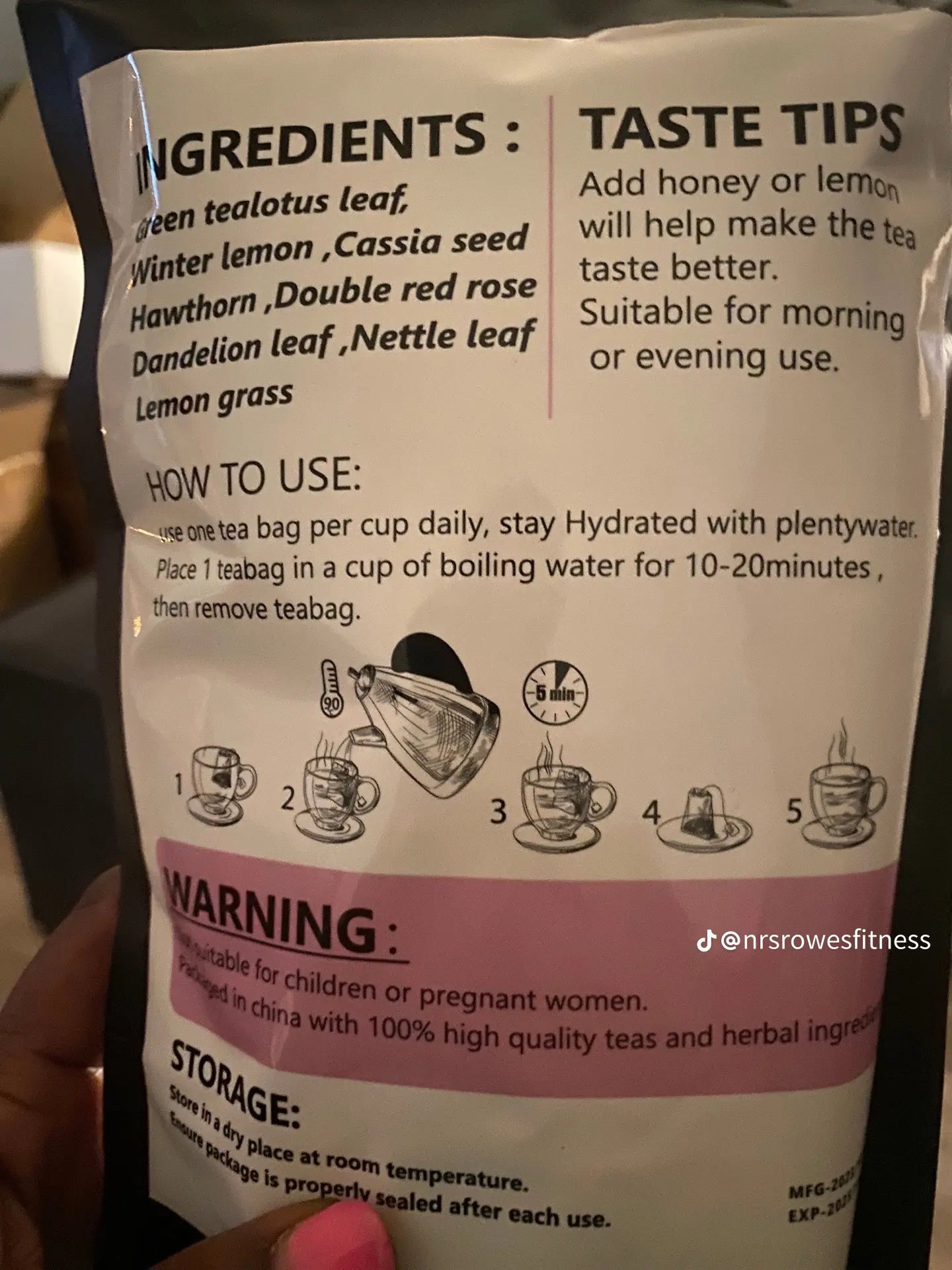 Rowe's Flat Tummy Tea