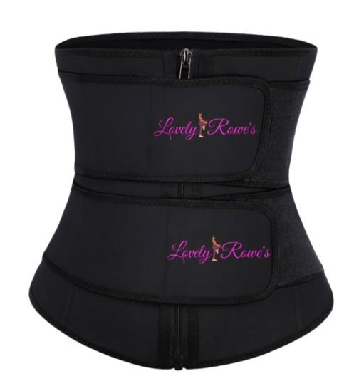 Lovely Rowe's Double Belt Waist Trainer Plus Size